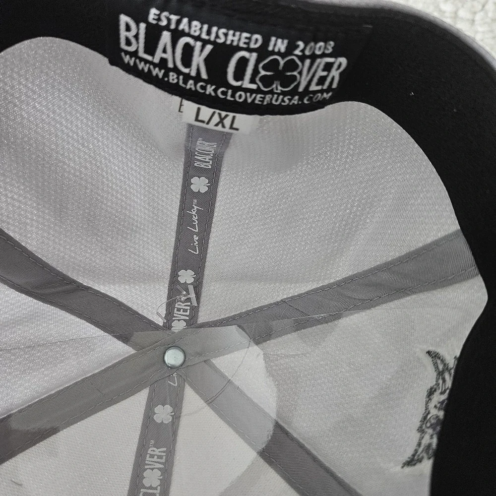 BLACK CLOVER LIVE LUCKY WEBER STATE UNIVERSITY WSU WILDCATS CAP GRAY L/XL NWT
